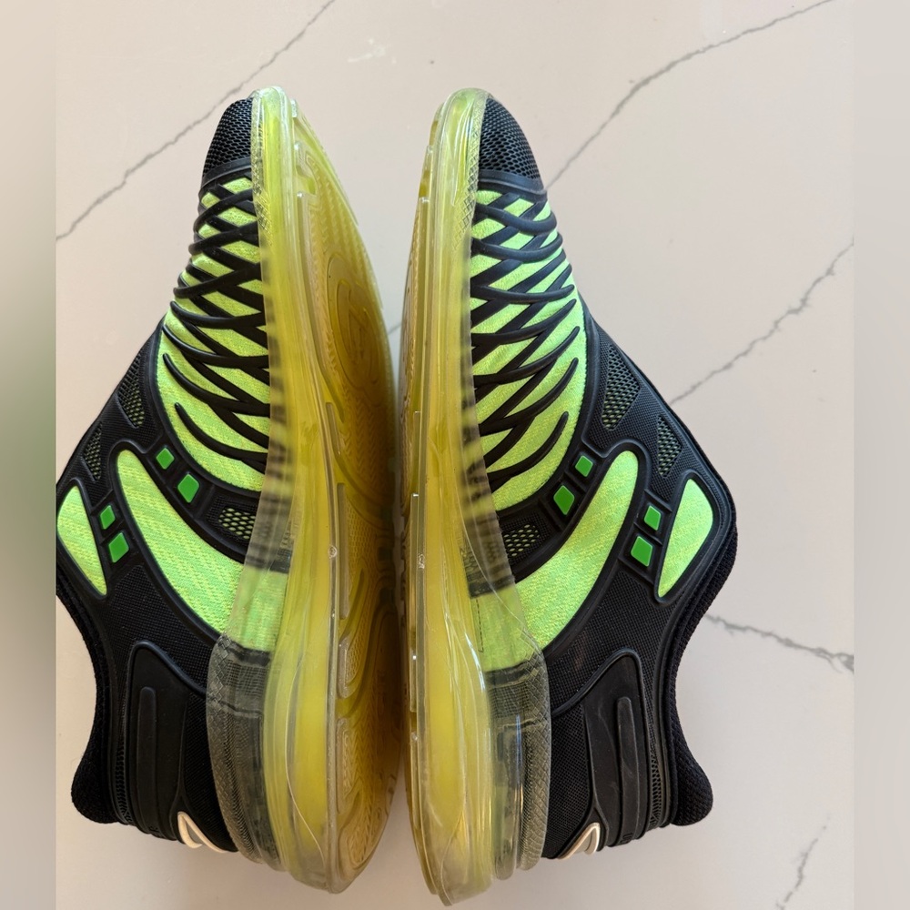 Gucci Ultrapace R Sneakers Size 11 — Black Neon Yellow BOA Dial - Picture 2 of 7
